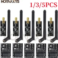 5 Uds NRF24L01 + PA + LNA Transceptor Inalámbrico Módulo Transceptor RF 2,4G NRF24L01 + Adaptador De Ruptura Con 3,3 V