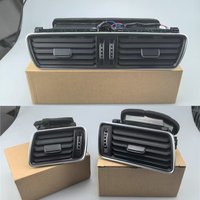 Front Dashboard Air Conditioning Outlet Vents 3AD819728A 3AD819701A Black Paint For VW CC R36 Passat B6 B7