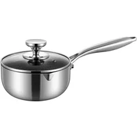 Thickened Milk Pot 316 Stainless Steel Honeycomb Non-stick Cooking and Frying Household Multi-functional Food Pot Small Saucepan