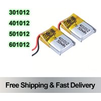 3.7V 50mAh Lithium Polymer Rechargeable Battery 301012 401012 501012 601012 Li-Po Battery