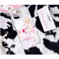 Pink Cute Cartoon Girl Dot Phone Case For iPhone 17 Air 16 15 14 13 12 11 Pro Max Plus Y2K Anti Scratch Ins Girl Serie Cover