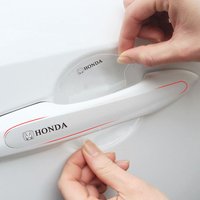 8pcs Car Door Handle Stickers Transparent Protector Film For Honda Civic FIT Accord Prelude CRV 5th City CRZ CRX Jazz HRV Pilot