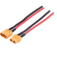 XT60 Battery Adapter Cable /Set XT60 Female Male Connector Adapter 14AWG Silicone Cable Wire RC Accessory