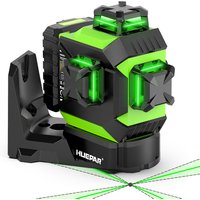 Huepar 703TR Green beam 12 lines laser level Self Leveling Laser tool with Fixed Reference Cross Point