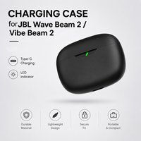 For JBL Wave Beam 2/Vibe Beam 2 Replacement Charging Case 600mAh Type-C Compatible Case Only