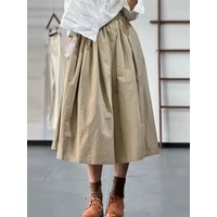 Fashionable Loose Half-length Skirt Brand Women's Clothing Artistic Slimming Multi-functional Anti-aging Korean Style Workwear