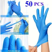 10/30/50 Pcs Thickened Disposable Nitrile Gloves, Suitable for Kitchen, Tattoo, Beauty, Pet Care, and Cleaning Tools