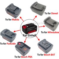 Batterieadapter für Einhell 18V Li-Ionen-Akku, kompatibel mit Makita/Dewalt/Milwaukee/Bosch/Parkside 18V Akku-Elektrowerkzeugen