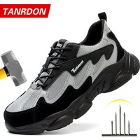 Safety shoes, puncture and smash resistant work shoes, men's protective shoes, wear-resistant work boots