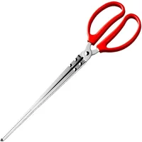 Stainless Steel Pliers with Red Handle and Anti Slip Teeth Clip Are Suitable for Outdoor Crab Rice Field Eel Fishing Tools
