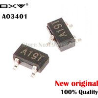 50PCS AO3401A SOT23 3401A SOT23 A19T SMD new and original