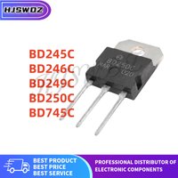 5Pcs/lot BD245C BD246C BD249C BD250C BD745C TO-3P BD245 BD246 BD249 BD250 BD745 Transistor Brand New