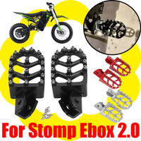For Stomp Ebox 2.0 Motorcycle Accessories Footrest Foot Pegs Foot Rests Foot Pedals Footpegs Electric Bike Parts