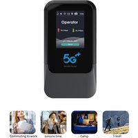 5G SA NSA SIM&eSIM Modem,4000mAh Pocket Mini WiFI,VPN Mobile Portable Hotspot Wi-Fi Indoor WiFi6 Router