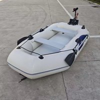 3-seater 2.3 meters PVC inflatable mat floor fishing boat inflatable kayak