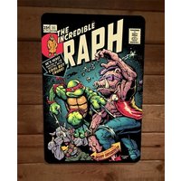 The Incredible Raph Metal Wall Sign Poster Turtles