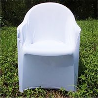Armrest Polyester Wedding Chair Covers Slipcover for Plastic Chairs,Stretch Arm Chair Covers for Event Banquet Decoration