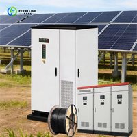 Off Grid Hybrid Solar Power System 25kw 30kw 50kw with Inverter for Factory Warehouse Energy Backup Custom