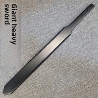 Large Heavy Sword Real Wood Inteated Martial Arts Training Fitn Exercise Self Defense Double-Handed Weapon Swordplay