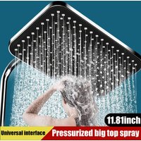 14 inch high-pressure shower head high flow 360 ° rotating water-saving shower head top spray pressurized shower head new