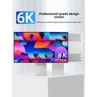6K/4K monitor 32 ,27inch bezel MAC high definition external gaming computer LG mirror screen design photography vertical screen