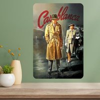 Casablanca Classic Movie Metal Poster Sign