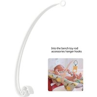 Safe Toy Bar Attachment Toy Bar Hanger Hook Growth Chair Toy Bar Accessory Plastic for Growth Chairs for Families