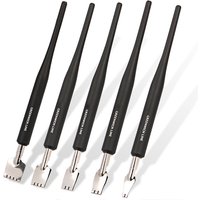 English Pen with 5 Various Flat Nibs 1 Holder Comic Dip Pen Set for Painter Teacher Beginners