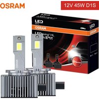 OSRAM LED D1S Car Headlight LEDriving XENON HID Lamps 45W Bright 6000K White Canbus LED Bulbs Original Upgrade 166140CW, Pair