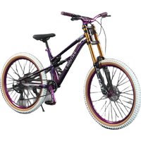 AliExpress NONE Aluminum Soft Tail Downhill Mountain Bike Variable Speed Air Pressure Front Fork Hydraulic Disc Brake Full Suspension Bicycle