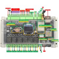 ESP32-S3 ER6 LORA IIC Relay Board Enables ESPhome and ARDUINO IDE RS485/RS232/0-10V and 4-20ma Input OLED Display Support MQTT