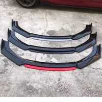 Car Front Bumper Lip Splitter Detachable Bumper Chin Spoiler Car Exterior Parts Car Accessories Universal