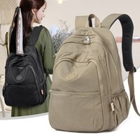 Women Backpacks High Quality Waterproof Oxford Shoulder School Bag for Teenage Girls Solid Travel Laptop Bags Mochilas De Mujer