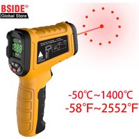 BSIDE Infrared Thermometer Gun -50~1400°C Handheld BBQ Digital Laser Industrial Non Contact Temperature Measuring Tester Tools