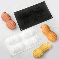 Peanuts Design 1 or 4-Cell Food Grade Silicone Chocolate Mold French Mousse Cake Mould Party Dessert Tools Kitchen Bakeware