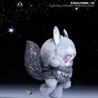 POP MART SKULLPANDA XG Anime Plush Doll Pendant Blind Box Cute Desktop Decoration Model Gift for Girls Collectible Soft Toy