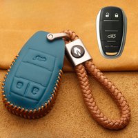Leather key case For Alfa Romeo giulia stelvio Men's and women's exclusive full package key chain