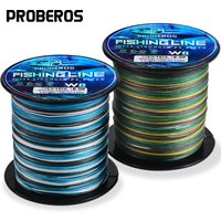 Proberos 8-Strand FISHING LINE Multifilament PE Anti-abrasion Braided Line Blue Camo 20-106LB 109yds