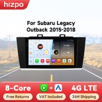 Hizpo Auto Multimedia-Player für Subaru Outback Erbe 2015 2016 2017 2018 Radio Navigation GPS 4g Android Carplay Auto Audio RDS