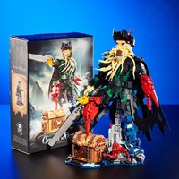 2026NEW 1705pcs MOC Creativity Pirate Captain Character Building Blocks Bricks Assembling Model Toys for Boys Christmas Gift Set