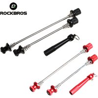 ROCKBROS Bicycle Front Rear Wheel Quick Release Skewers QR Axle Hub Clip Lever For MTB Road Cycling Bike Accessories