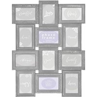 Trendi® Large Multi-Aperture Photo Frame for 12 x 6 x 4 Photos – Collage Picture Frame Wall Hanging Display, Family Memory Galle