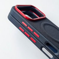 Case For Honor 600 Pro 600 Luxury PU leather Magnetic Nylon Woven Skin Friendly Back Cover For Magsafe Wireless Charging Shell