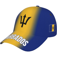 AliExpress Sugiuchi Unisex Baseball Cap Hat Barbados Flag Gradient Color 3D Printing for Tennis Outdoor Bike Bicycle Golf Baseball Sports Fans
