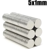 Fridge Tool Magnet 50/100/200/500/1000/2000pcs Mini Small Thin Round Shape 5x1mm Accessory 5mm X 1mm Diy Craft Office 5*1mm