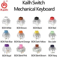 Kailh Wholesales BOX Jade Navy Royal White Switch DIY Mechanical Keyboard Red Brown Switches Compatible Cherry MX RGB Switchs