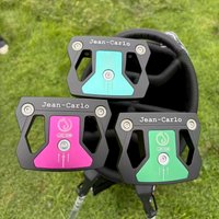 Jean Carlo Golf Putter with CNT Non-Slip Grip, Professional Precision Putter for Outdoor Practice, Ideal Golf Training Aid & Gif