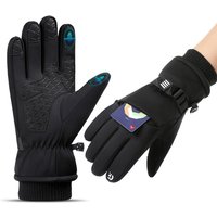 AliExpress space souls Unisex Winter Thick Warm Ski Gloves Touchscreen Windproof Outdoor Sports Cycling Running Gloves for Men Women
