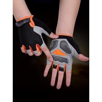 AliExpress NONE 【Half Finger Cycling Gloves Men Women Anti Slip Shock Breathable Summer Bicycle Fingerless Sports Gym Training Bike】