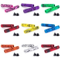 1 Pair Longneck Bars Bicycle Handlebar Grips Rubber Bicycle Accessories Scooter Bike Handle Bar Non-slip